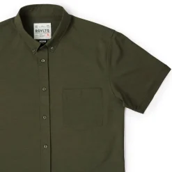 Short Sleeve Shirts|Short Sleeves|RSVLTS Dusty Olive – KUNUFLEX Short Sleeve Shirt
