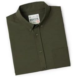 Short Sleeve Shirts|Short Sleeves|RSVLTS Dusty Olive – KUNUFLEX Short Sleeve Shirt