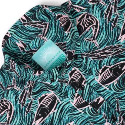 Short Sleeve Shirts|Matching Sets|RSVLTS Fishies – Stretch Seersucker Short Sleeve Shirt