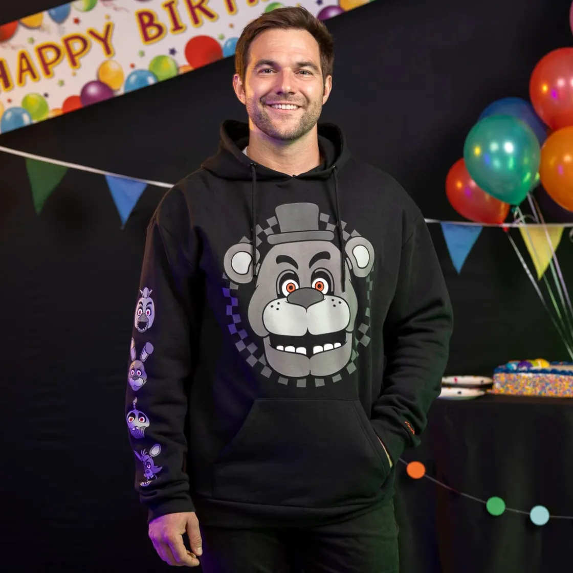 Five Nights At Freddy's|Outerwear|Five Nights at Freddy's Five Nights at Freddy's "Can You Survive?" – Classic Hoodie