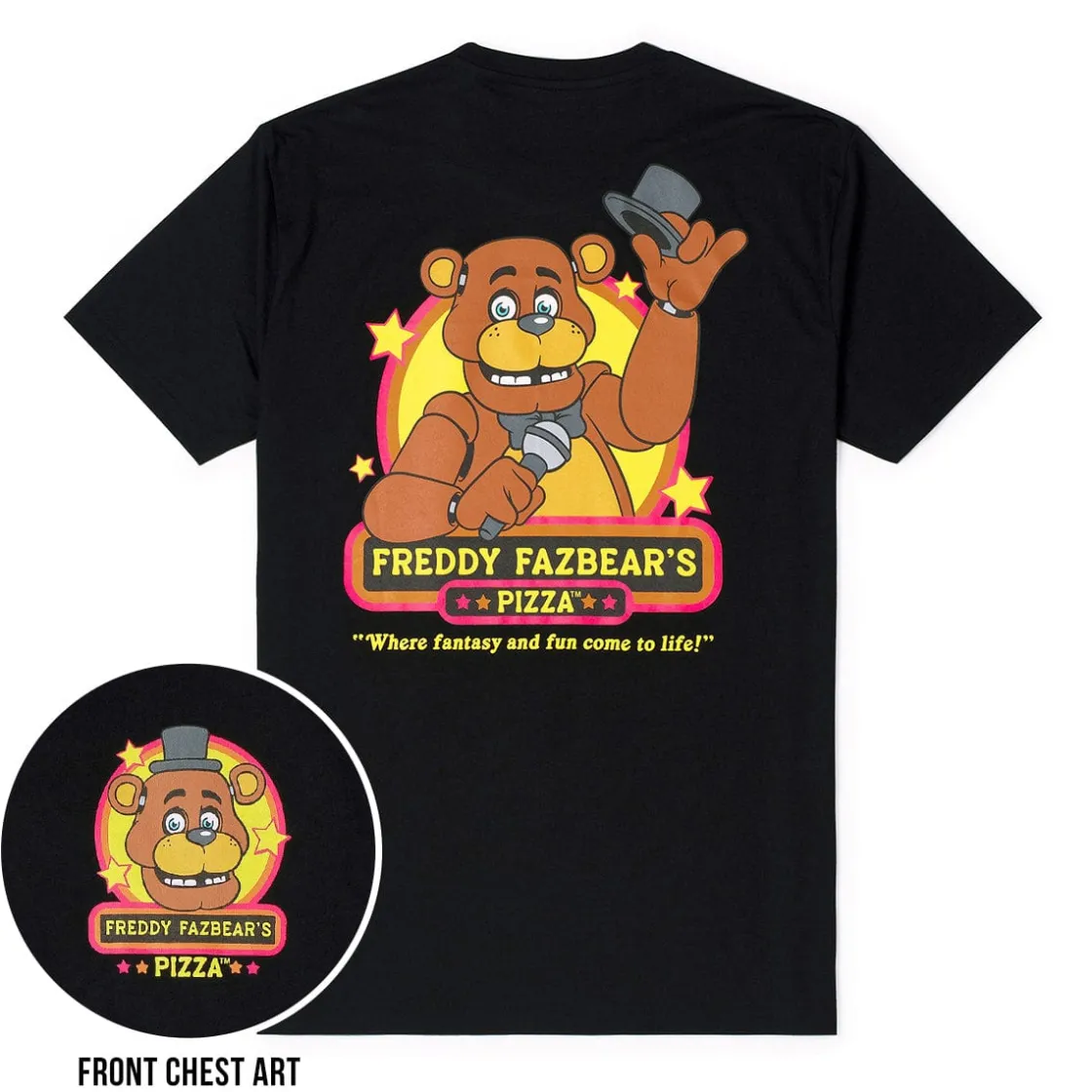 Five Nights At Freddy's|Tees|Five Nights at Freddy's Five Nights at Freddy's "Freddy Fazbear's Pizza" – Crewneck Tee