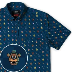 Five Nights At Freddy's|Short Sleeves|Five Nights at Freddy's Five Nights at Freddy's "Pixel Peril" – KUNUFLEX Short Sleeve Shirt
