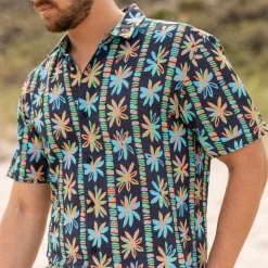 Short Sleeve Shirts|Bamboo|RSVLTS Fleur-escent – Bamboo Short Sleeve Shirt