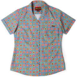 Short Sleeve Shirts|Rsvlts|RSVLTS Flower Ballad – Women's KUNUFLEX Short Sleeve Shirt