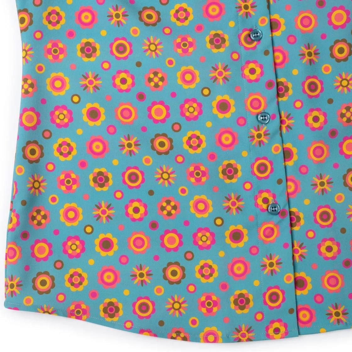 Short Sleeve Shirts|Rsvlts|RSVLTS Flower Ballad – Women's KUNUFLEX Short Sleeve Shirt