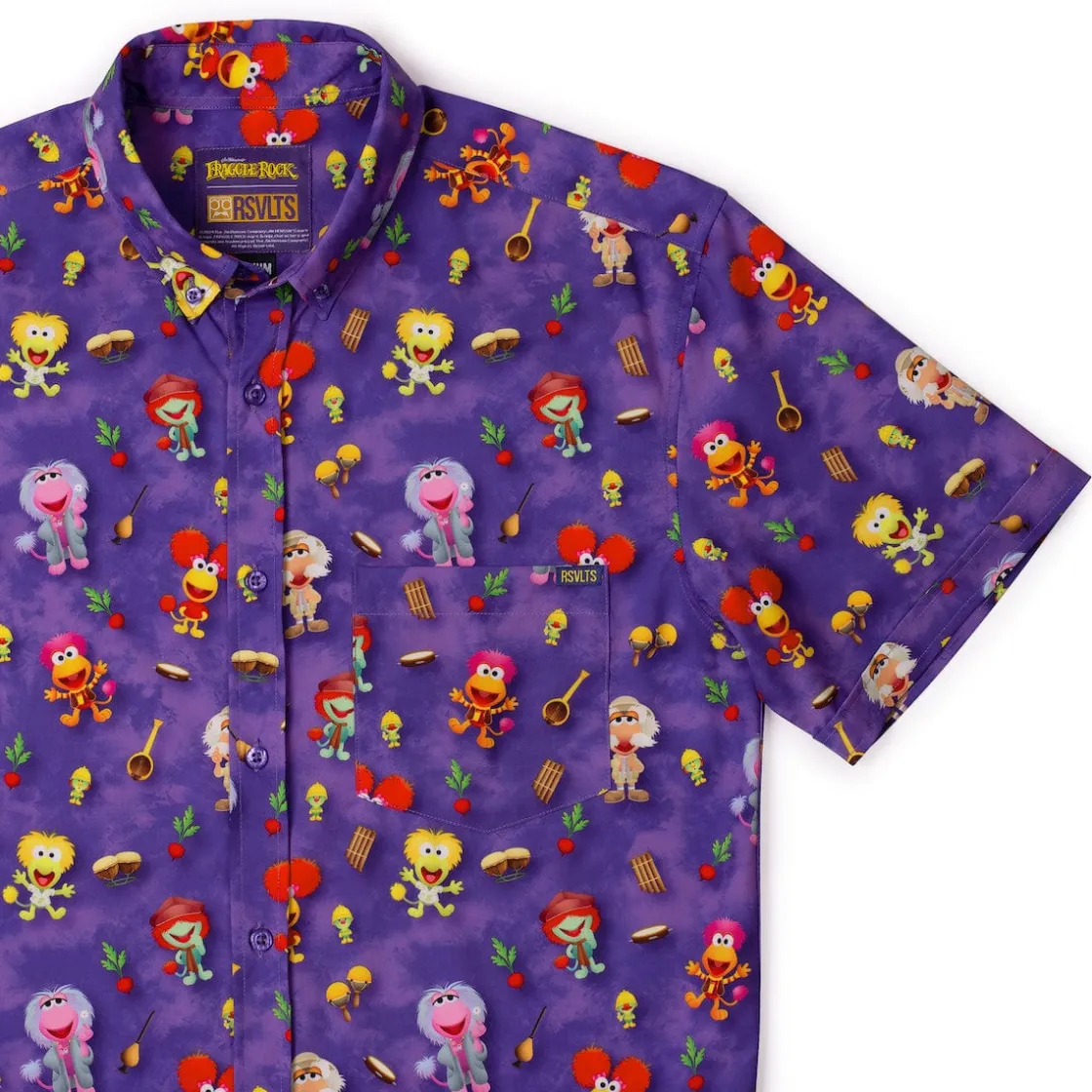 Jim Henson|Short Sleeves|Jim Henson Fraggle Rock "Down at Fraggle Rock!" – KUNUFLEX Short Sleeve Shirt
