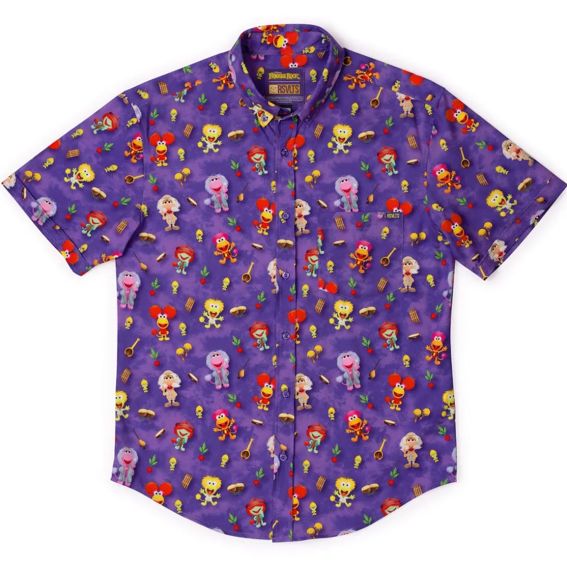 Jim Henson|Short Sleeves|Jim Henson Fraggle Rock "Down at Fraggle Rock!" – KUNUFLEX Short Sleeve Shirt