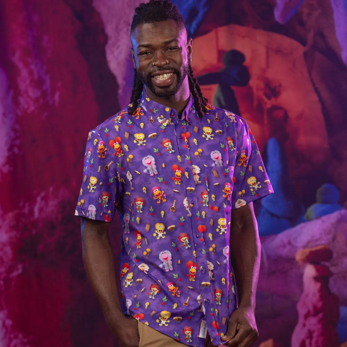 Jim Henson|Short Sleeves|Jim Henson Fraggle Rock "Down at Fraggle Rock!" – KUNUFLEX Short Sleeve Shirt