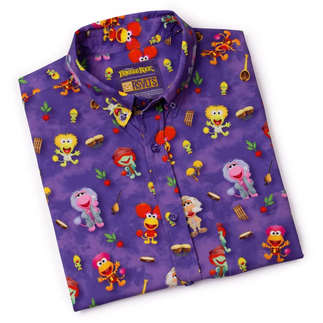 Jim Henson|Short Sleeves|Jim Henson Fraggle Rock "Down at Fraggle Rock!" – KUNUFLEX Short Sleeve Shirt