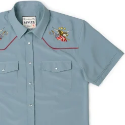 Short Sleeve Shirts|Americana|RSVLTS Free Bird – Roper Short Sleeve Shirt