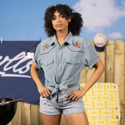 Short Sleeve Shirts|Americana|RSVLTS Free Bird – Roper Short Sleeve Shirt