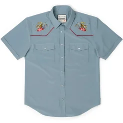Short Sleeve Shirts|Americana|RSVLTS Free Bird – Roper Short Sleeve Shirt