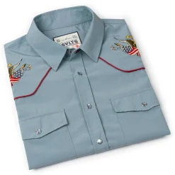 Short Sleeve Shirts|Americana|RSVLTS Free Bird – Roper Short Sleeve Shirt