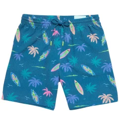 Shorts|Matching Sets|RSVLTS Gator Rays – Stretch Seersucker Hybrid Shorts