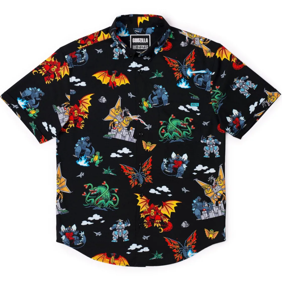 Godzilla|Short Sleeves|Godzilla "Kaiju Chaos 2.0" – KUNUFLEX Short Sleeve Shirt