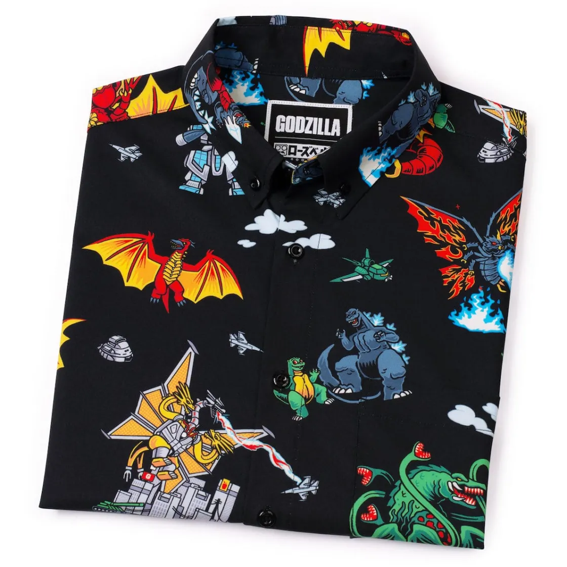 Godzilla|Short Sleeves|Godzilla "Kaiju Chaos 2.0" – KUNUFLEX Short Sleeve Shirt