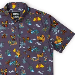 Godzilla|Short Sleeves|Godzilla “Kaiju Chaos” – KUNUFLEX Short Sleeve Shirt