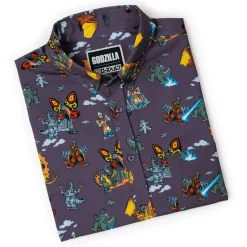 Godzilla|Short Sleeves|Godzilla “Kaiju Chaos” – KUNUFLEX Short Sleeve Shirt