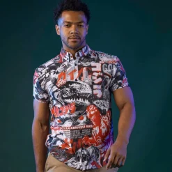 Godzilla|Short Sleeves|Godzilla “King of the Monsters” – KUNUFLEX Short Sleeve Shirt