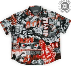 Godzilla|Short Sleeves|Godzilla “King of the Monsters” – KUNUFLEX Short Sleeve Shirt