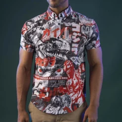 Godzilla|Short Sleeves|Godzilla “King of the Monsters” – KUNUFLEX Short Sleeve Shirt