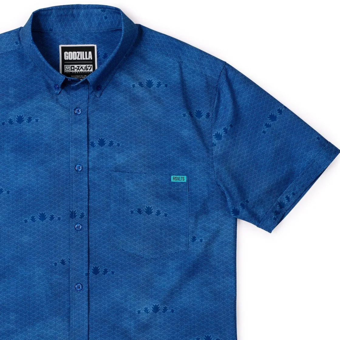 Godzilla|Short Sleeves|Godzilla "Pacific Coast Kaiju" – KUNUFLEX Short Sleeve Shirt