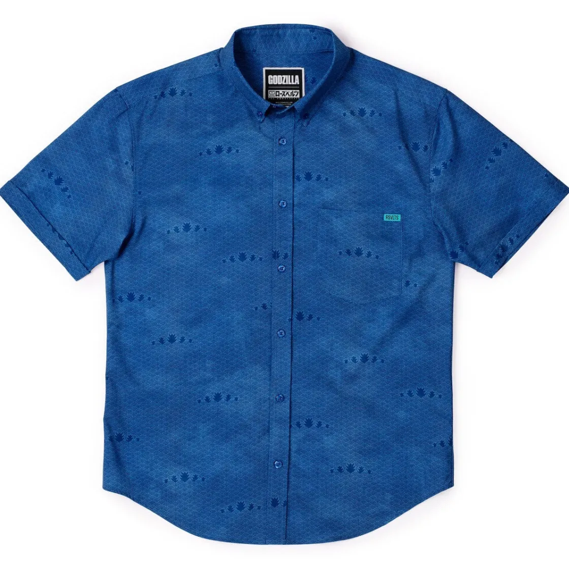 Godzilla|Short Sleeves|Godzilla "Pacific Coast Kaiju" – KUNUFLEX Short Sleeve Shirt