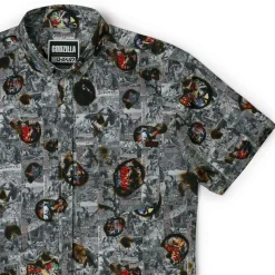 Godzilla|Short Sleeves|Godzilla “Silver Screen Scorcher” – KUNUFLEX Short Sleeve Shirt