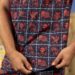 Short Sleeve Shirts|Americana|RSVLTS Grillaxin’ – KUNUFLEX Short Sleeve Shirt