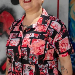 Dc|Batman|Harley Quinn ™ "XOXO" – Women's KUNUFLEX Short Sleeve Shirt
