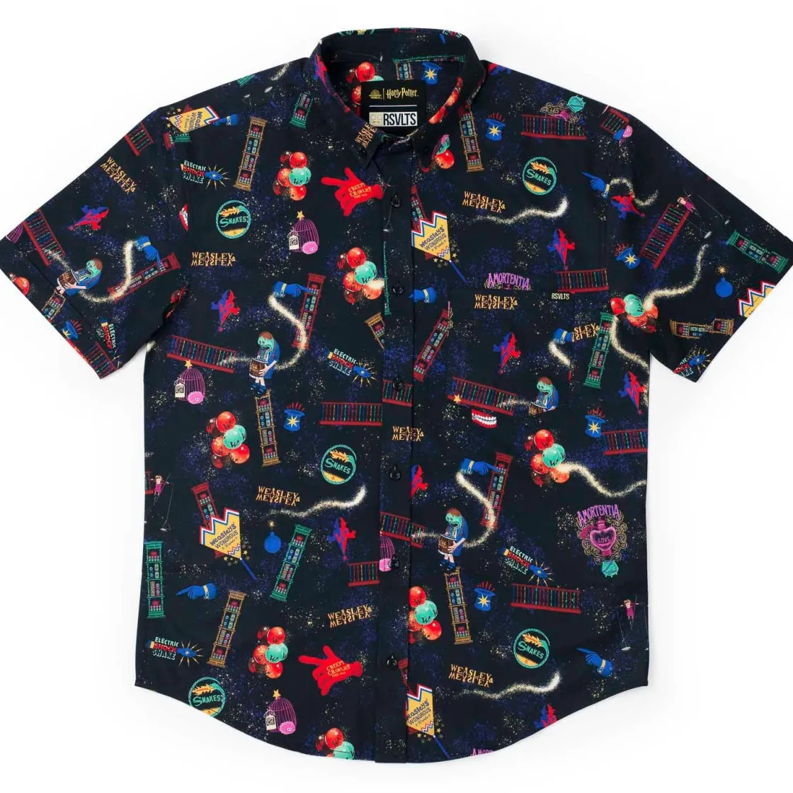 Harry Potter|Warner Bros.|Harry Potter "Weasleys’ Wizard Wheezes" – KUNUFLEX Short Sleeve Shirt