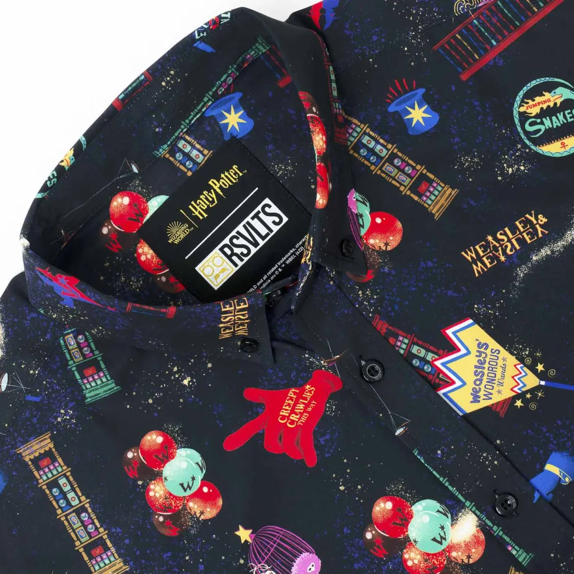 Harry Potter|Warner Bros.|Harry Potter "Weasleys’ Wizard Wheezes" – KUNUFLEX Short Sleeve Shirt
