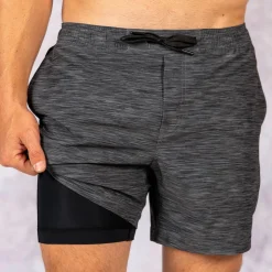 Shorts|Athletic Wear|RSVLTS Heather Black – V1 Lined Training Shorts