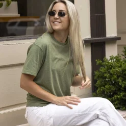 T-shirts|Tees|RSVLTS Heather Sage – Crewneck Tee