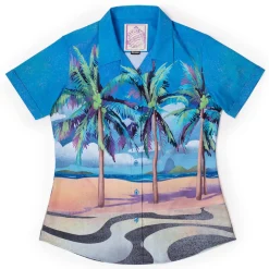 Short Sleeve Shirts|Rsvlts|RSVLTS Her Name Is Rio – Women's KUNUFLEX Short Sleeve Shirt