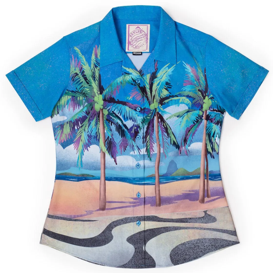 Short Sleeve Shirts|Rsvlts|RSVLTS Her Name Is Rio – Women's KUNUFLEX Short Sleeve Shirt