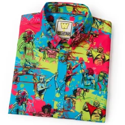 Wwe|Paging Mr. Morrow|WWE Hulk Hogan vs. Ultimate Warrior – KUNUFLEX Short Sleeve Shirt