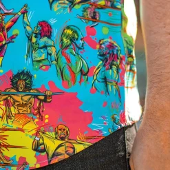 Wwe|Paging Mr. Morrow|WWE Hulk Hogan vs. Ultimate Warrior – KUNUFLEX Short Sleeve Shirt