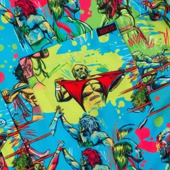 Wwe|Paging Mr. Morrow|WWE Hulk Hogan vs. Ultimate Warrior – KUNUFLEX Short Sleeve Shirt