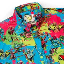 Wwe|Paging Mr. Morrow|WWE Hulk Hogan vs. Ultimate Warrior – KUNUFLEX Short Sleeve Shirt