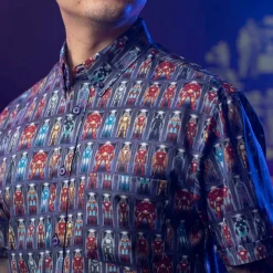 Iron Man|Marvel|Marvel Iron Man “Hall of Armor” – KUNUFLEX Short Sleeve Shirt