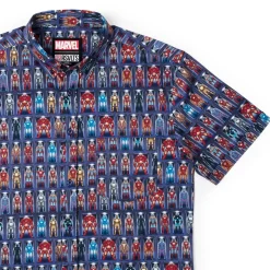 Iron Man|Marvel|Marvel Iron Man “Hall of Armor” – KUNUFLEX Short Sleeve Shirt