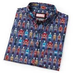 Iron Man|Marvel|Marvel Iron Man “Hall of Armor” – KUNUFLEX Short Sleeve Shirt