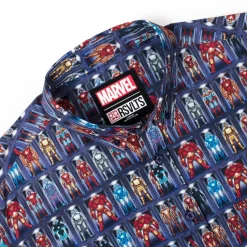 Iron Man|Marvel|Marvel Iron Man “Hall of Armor” – KUNUFLEX Short Sleeve Shirt