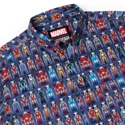 Iron Man|Marvel|Marvel Iron Man “Hall of Armor” – KUNUFLEX Short Sleeve Shirt