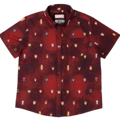 Iron Man|Marvel|Marvel Iron Man “Lil Starks” – Youth KUNUFLEX Short Sleeve Shirt