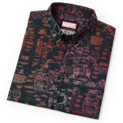 Iron Man|Marvel|Marvel Iron Man “The J.A.R.V.I.S.” – KUNUFLEX Short Sleeve Shirt