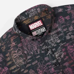 Iron Man|Marvel|Marvel Iron Man “The J.A.R.V.I.S.” – Youth KUNUFLEX Short Sleeve Shirt
