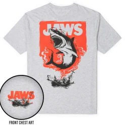 Jaws|Tees|Jaws 50th Anniversary "Boat Breaker" – Crewneck Tee