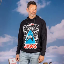 Jaws|Outerwear|Jaws 50th Anniversary "Doodle Shark" – Performance Hoodie